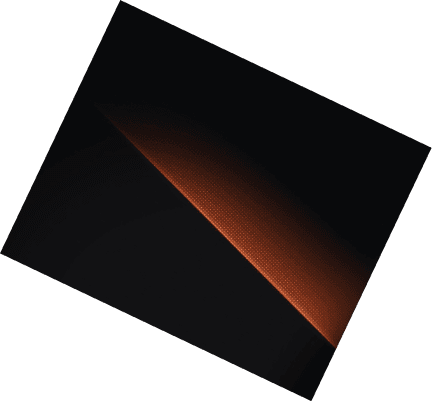 orange diagonal streak